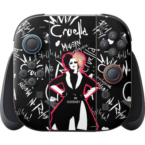 Disney Cruella (2021) Animated Pattern Nintendo Skins